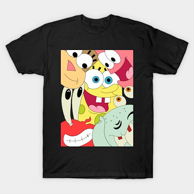 Sponge Squad T-Shirt by tailspalette